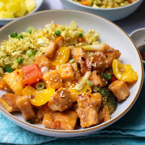 Sweet and Sour Tofu - Recipe photo by veganpunks