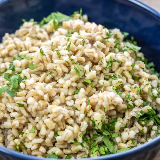 How to Cook Barley (Recipe & Tips) - Recipe photo by The Mediterranean Dish