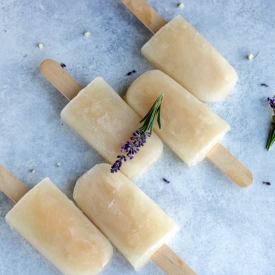 Lavender Lemonade Popsicles - Recipe photo by Alifedelicious