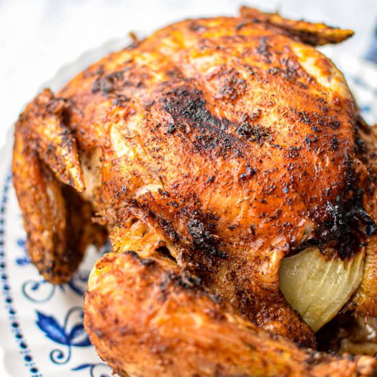 Air Fryer Whole Chicken - Recipe photo by dashfordinner