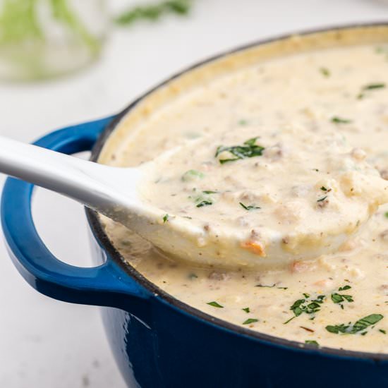Low Carb Shepherds Pie Soup - Recipe photo by BobbisKozyKitchen
