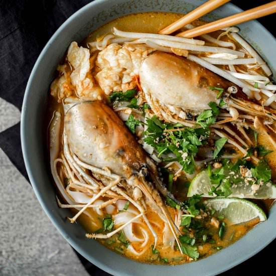 Prawn Laksa - Recipe photo by Went Here 8 This