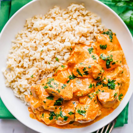 Instant Pot butter chicken - Recipe photo by Family Food on the Table