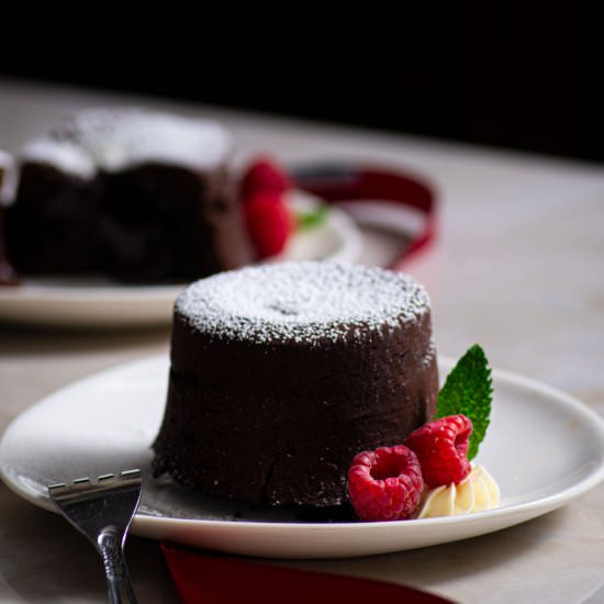Chocolate Lava Cakes - Recipe photo by rhubarbandcod