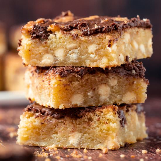 Nutella Blondies - Recipe photo by gimmethatflavor