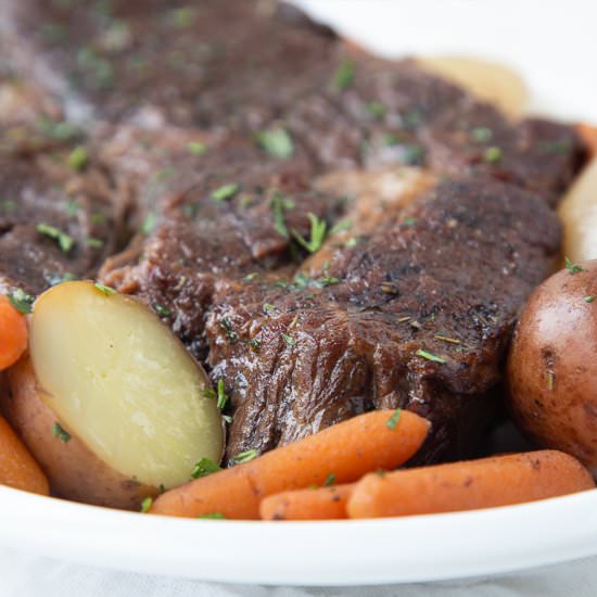 Crockpot Pot Roast with Gravy - Recipe photo by giftofhospitality
