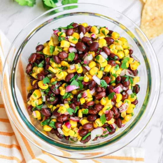 Black Bean Corn Salsa - Recipe photo by OnMyKidsPlate