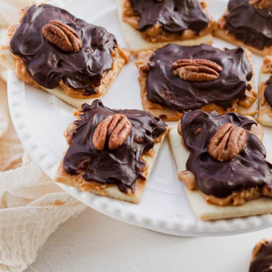 Vegan Turtle style Cookies - Recipe photo by sweeterthanoats