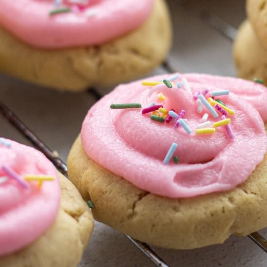 Vegan Lofthouse Cookies - Recipe photo by sweeterthanoats