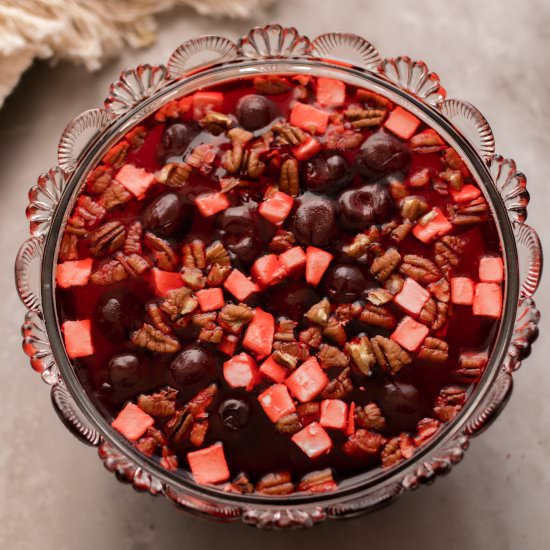 Black Cherry Jello Dessert - Recipe photo by LifeAroundtheTable