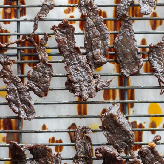 The Best Beef Jerky Recipe - Recipe photo by The Frizzled Leek