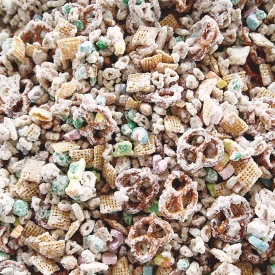Lucky Charms Snack Mix - Recipe photo by The Merrythought