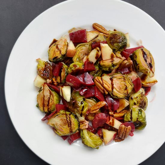 Roasted Brussels Sprouts Salad - Recipe photo by Cooking and Cooking