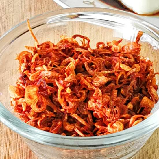 Crispy fried shallots recipe - Recipe photo by Taste of Asian Food