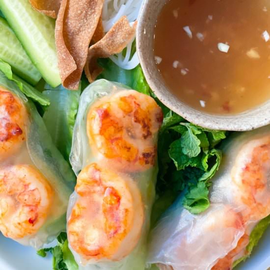 Fresh Crispy Spring Rolls - Recipe photo by toasttohome