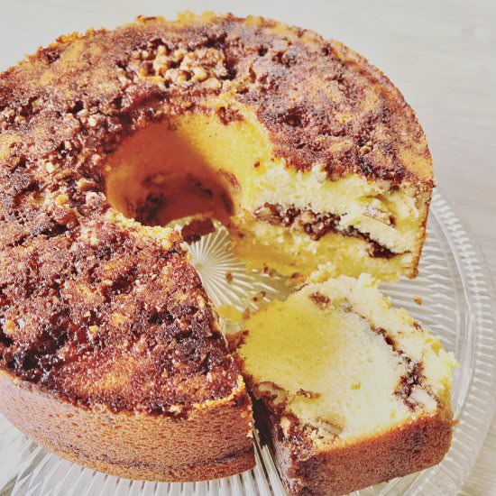 Greek Yogurt Coffee Cake - Recipe photo by Kitchengetaway