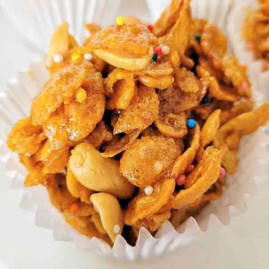 Golden Syrup Cornflake Cakes - Recipe photo by SweetCaramelSunday