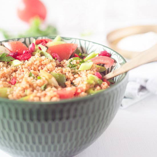 Turkish Kisir - Recipe photo by Andrea Janssen