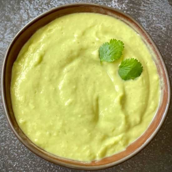 Vegan Avocado Crema - Recipe photo by serenetrail