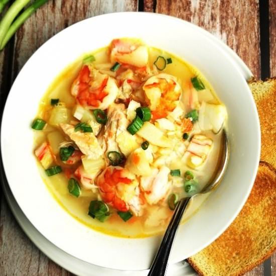 Simple Seafood Soup Recipe - Recipe photo by Cre8 at Home