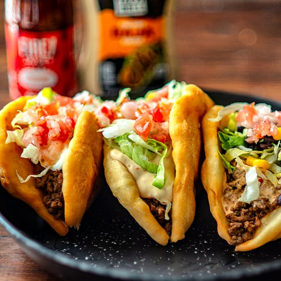 Taco Bell Copycat Chalupa Recipe - Recipe photo by Chicken Fried Kitchen