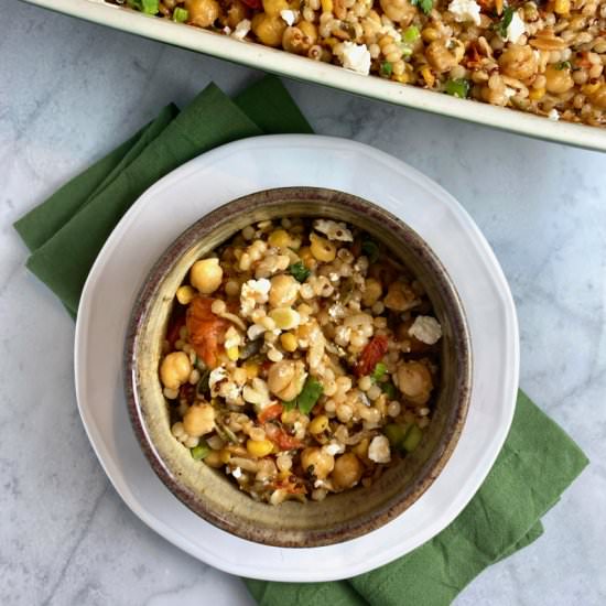Oven Baked Pearl Couscous - Recipe photo by thebrookcook.wordpress.com