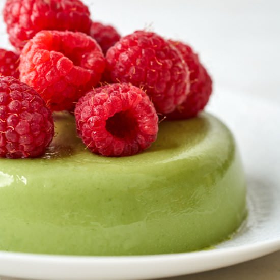 Matcha Panna Cotta - Recipe photo by proportionalplate
