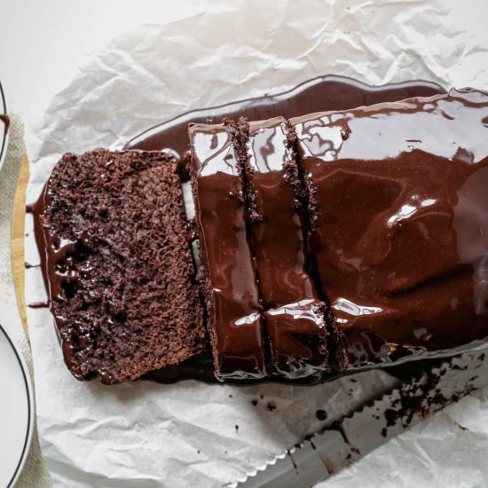 Gluten Free Chocolate Pound Cake - Recipe photo by smallfarmbiglife