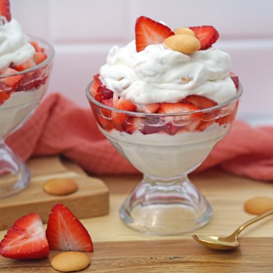 Strawberry Banana Pudding - Recipe photo by Thyme of Season