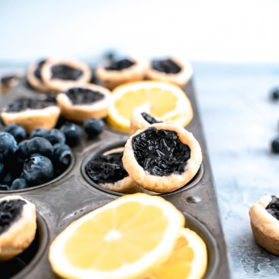 Mini Blueberry Pies - Recipe photo by megseverydayindulgence