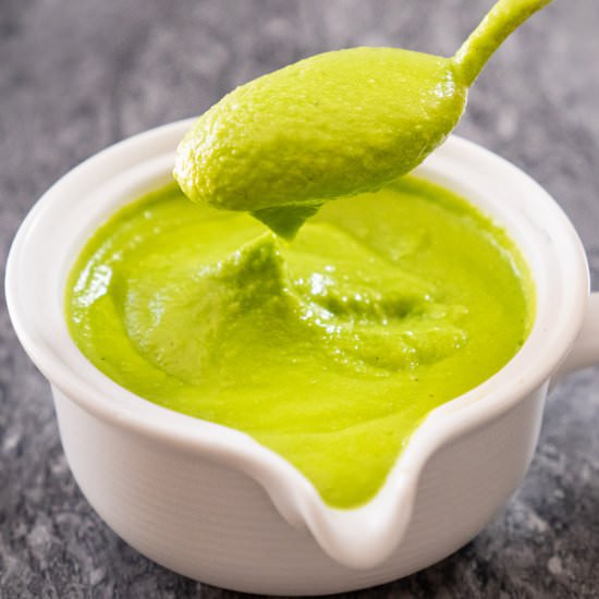 Pea Puree - Recipe photo by Flawless Food