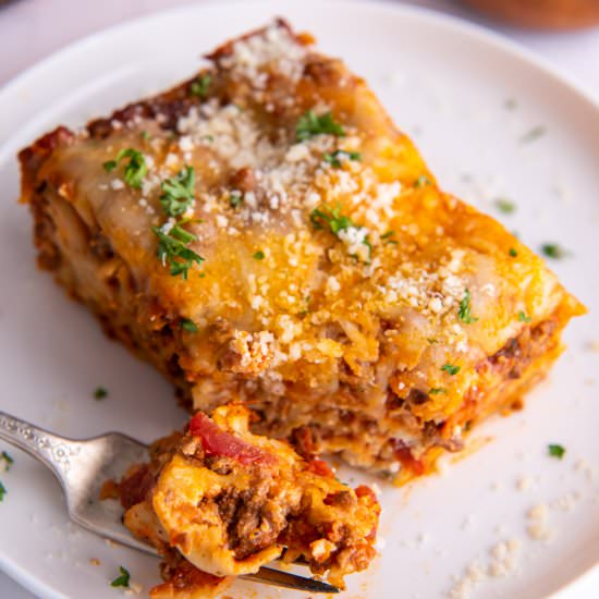 Easy Lasagna - Recipe photo by pumpkinnspice