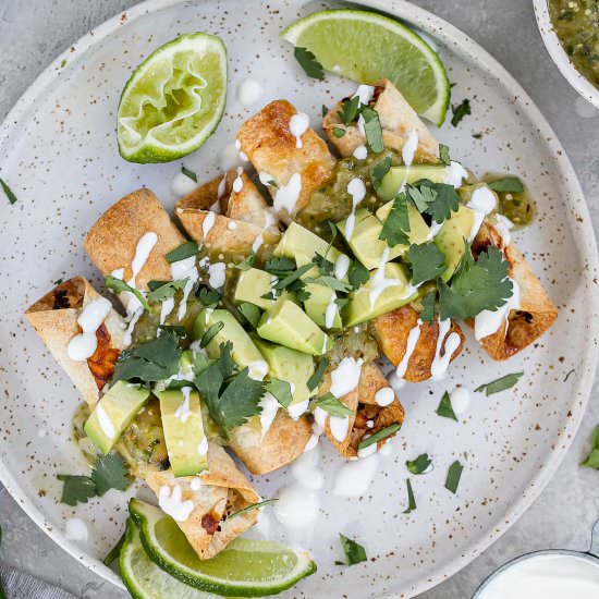 Air Fryer Taquitos - Recipe photo by holistic.foodie