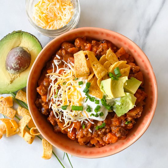 Classic Beef Chili - Recipe photo by ChefJulie_RD