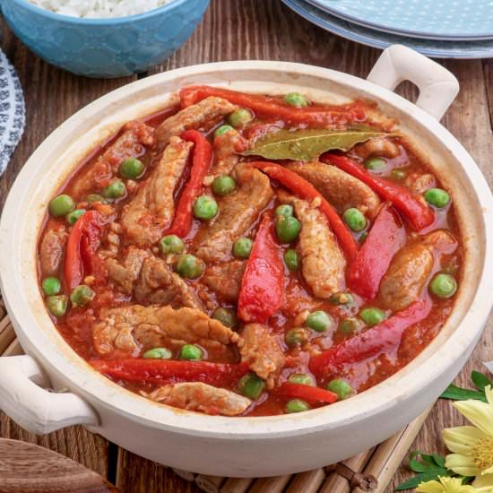 PORK GUISANTES - Recipe photo by foxy folksy