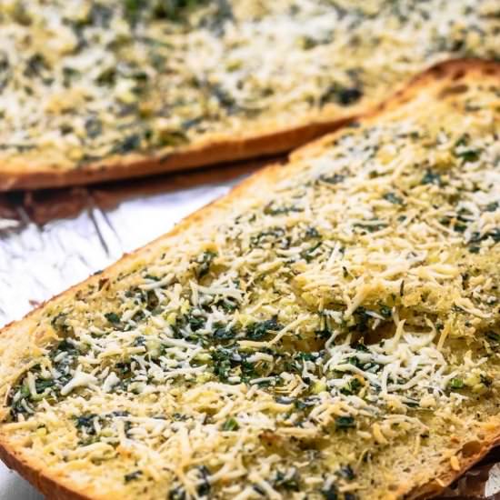 Ciabatta Garlic Bread - Recipe photo by The Mediterranean Dish