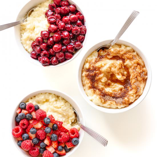 Milchreis (German Rice Pudding) - Recipe photo by mapleandmango