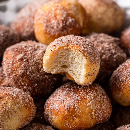 Healthy Air Fryer Donut Holes - Recipe photo by Tina FitDiary