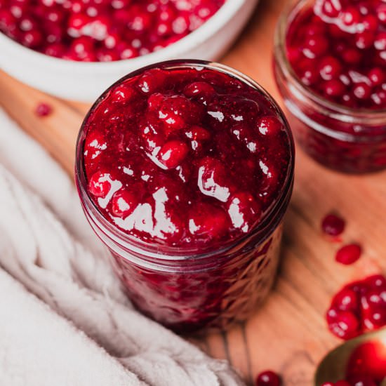 Lingonberry Sauce Recipe - Recipe photo by afullliving