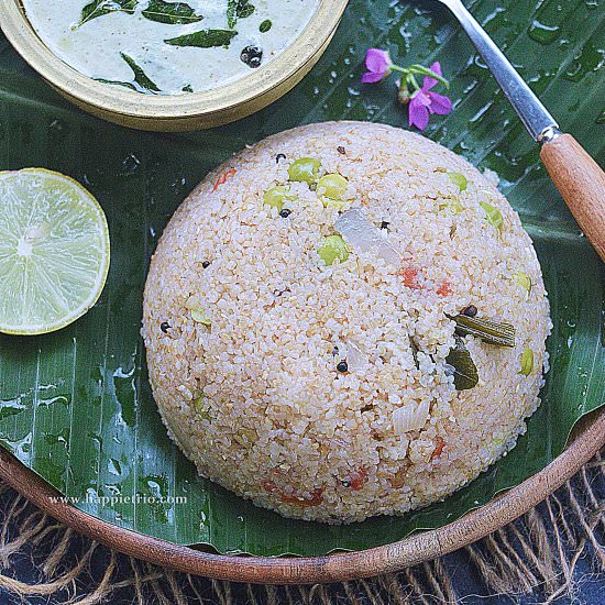 Broken Wheat Upma - Recipe photo by Sharmila Kingsly