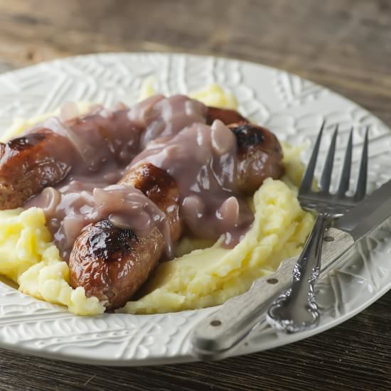 Irish Bangers and Mash! - Recipe photo by Framed Cooks
