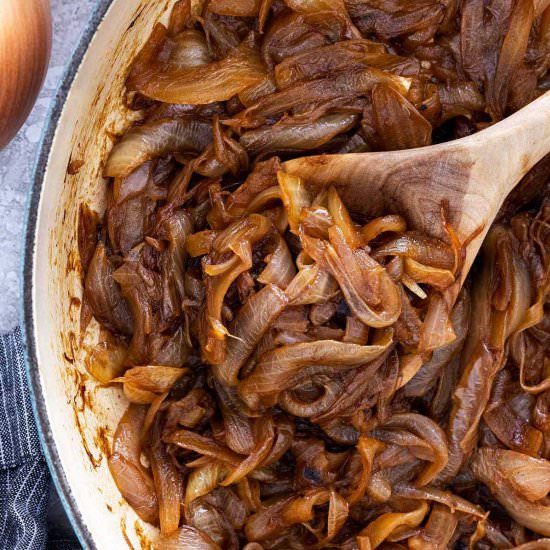 Caramelized Onions - Recipe photo by Jessica Gavin