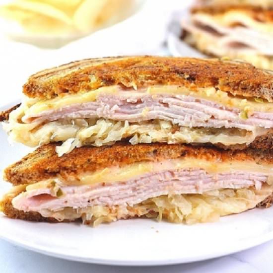 turkey reuben sandwiches - Recipe photo by nowcookthis