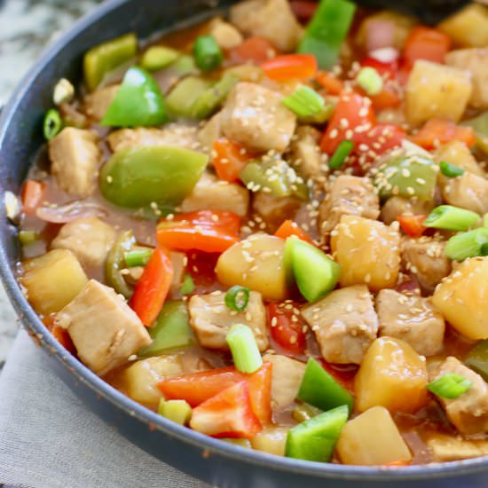 Pork and Pineapple Skillet - Recipe photo by laughingspatula.com
