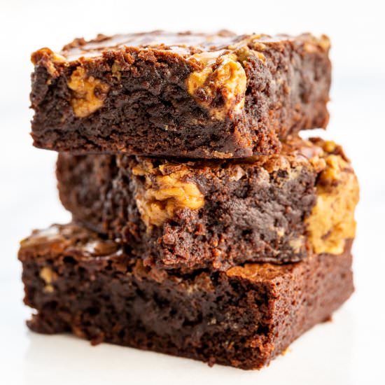 Peanut Butter Brownies - Recipe photo by Savingroomfordessert