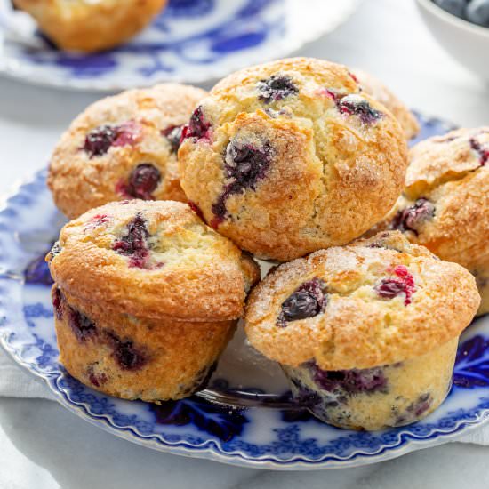 Blueberry Muffins - Recipe photo by Savingroomfordessert