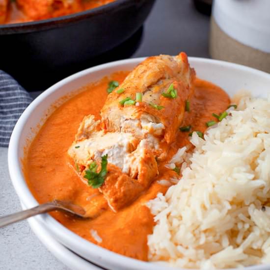 Creamy Stuffed Chipotle Chicken - Recipe photo by CallMePMc