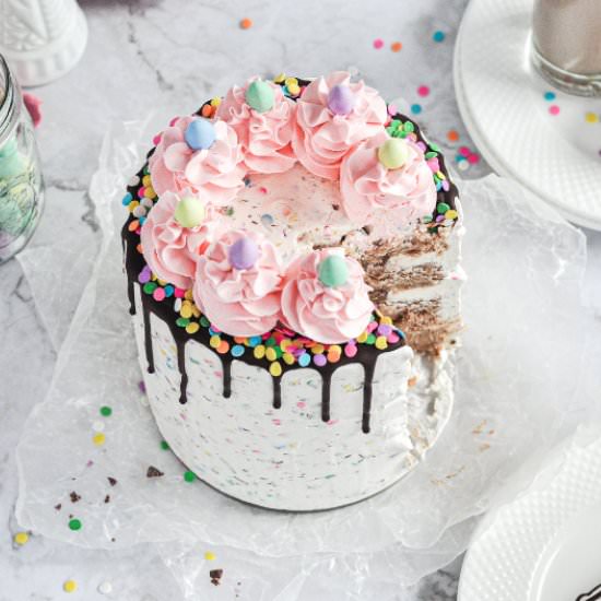 Mini Egg Cake - Recipe photo by CAKED by Katie