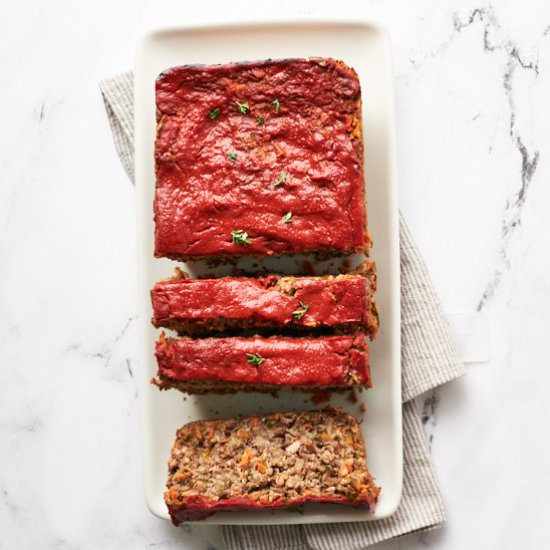 Vegan Meatloaf Recipe - Recipe photo by Resplendent Kitchen