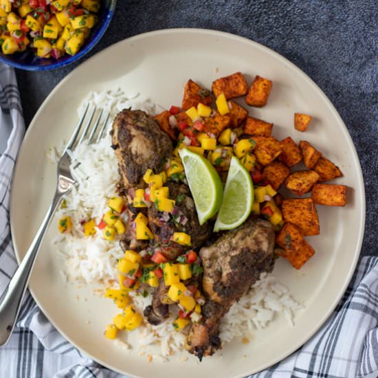 Easy Jamaican Jerk Chicken Recipe - Recipe photo by The Frizzled Leek